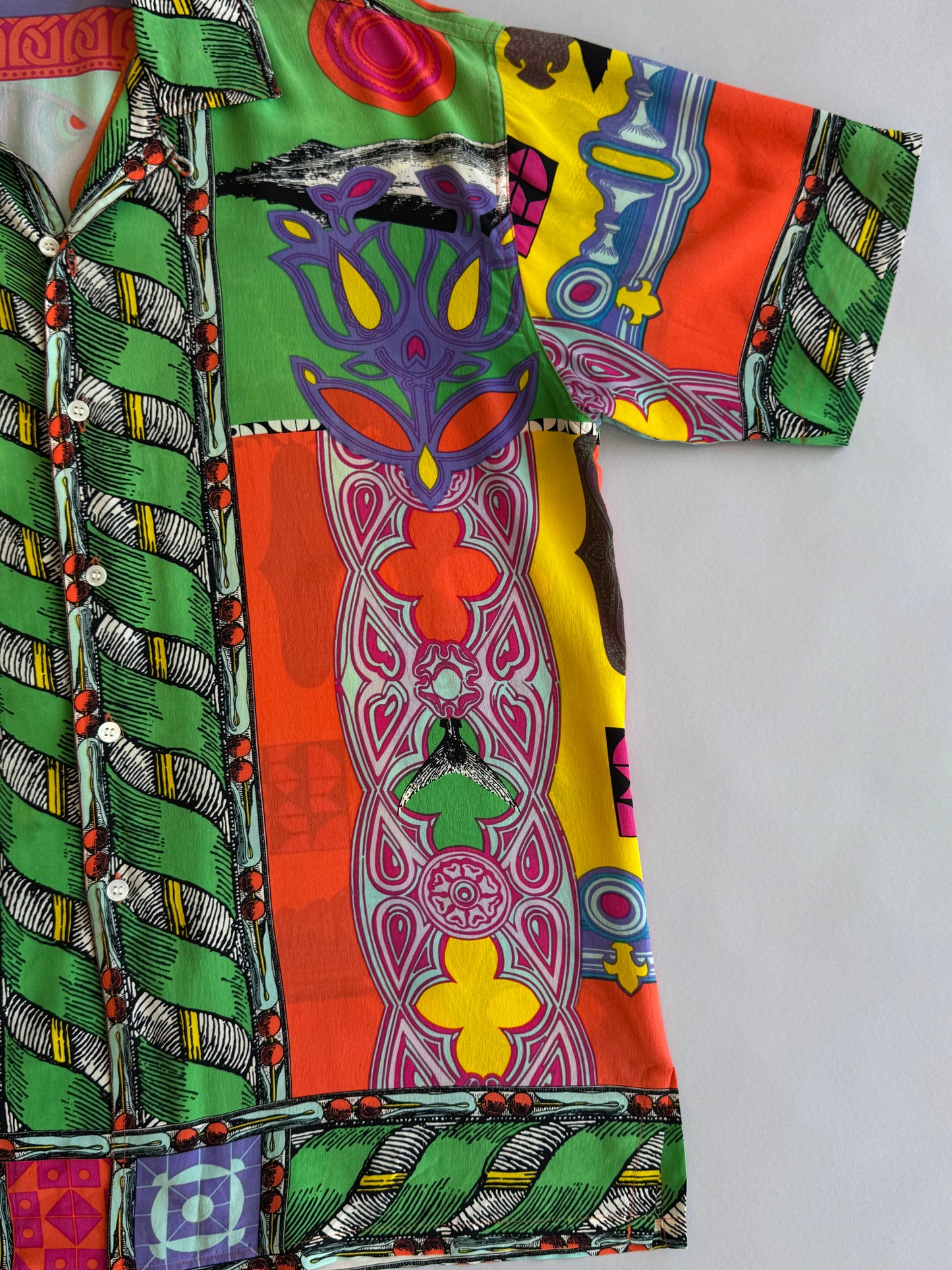 Timney Fowler Psychedelic Silk Shirt