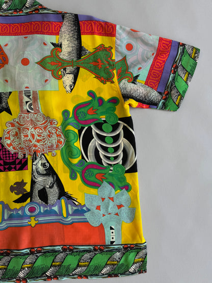 Timney Fowler Psychedelic Silk Shirt